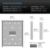 AC Infinity Tent Equipment Board — Specifications