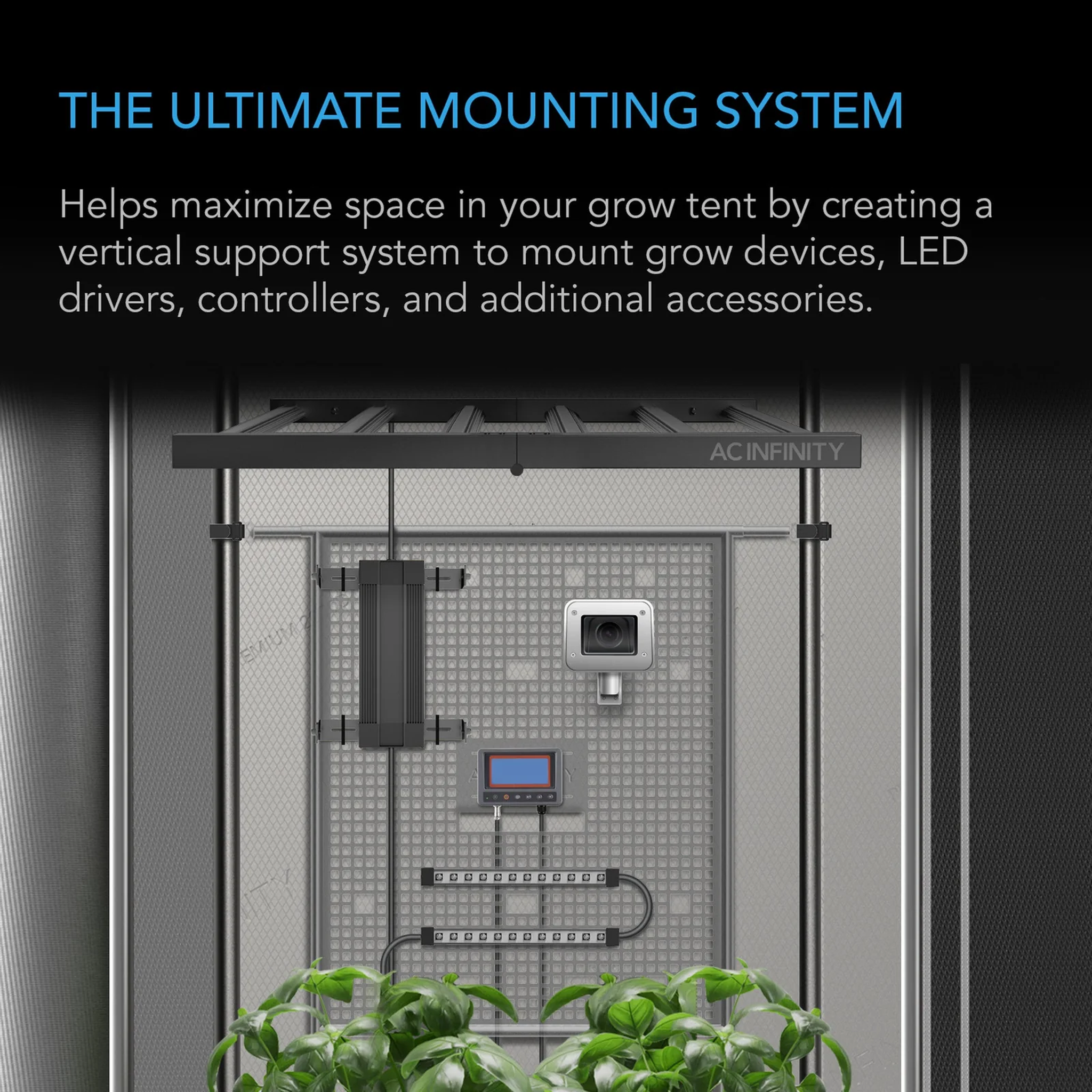 AC Infinity Tent Equipment Board — The Ultimate Mounting System
