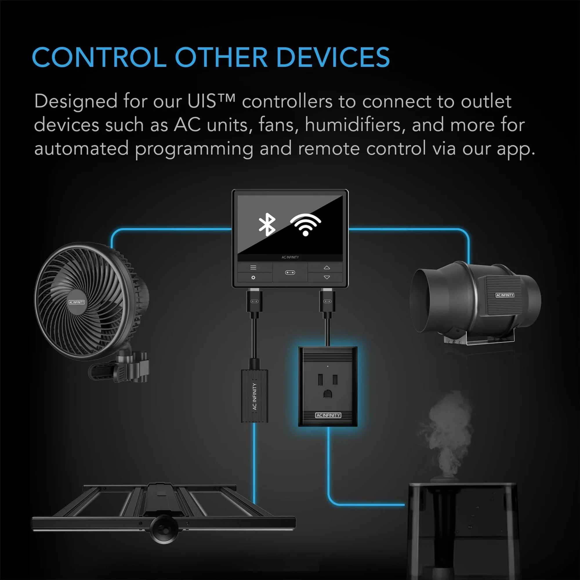 AC Infinity UIS Control Plug — Control Other Devices