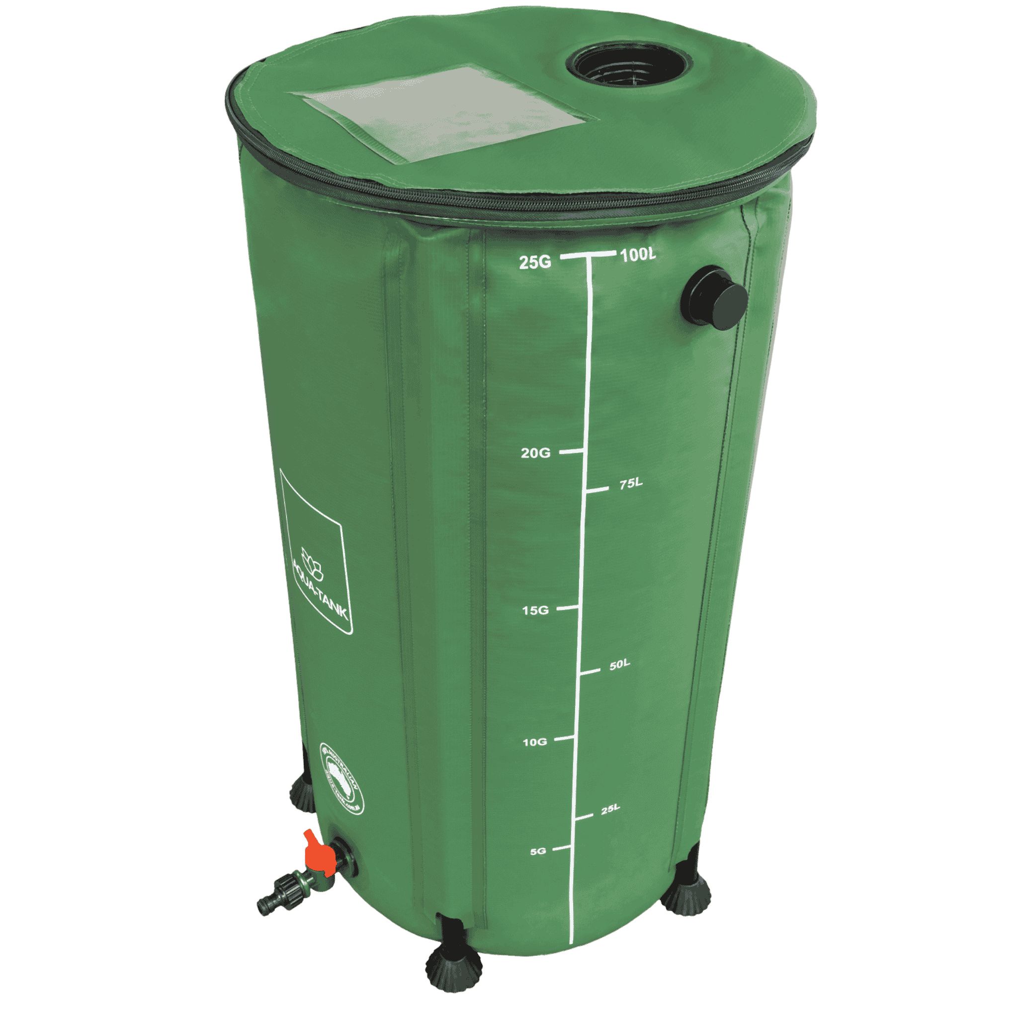 Aqua-Tank Flexible Water Tank - 100L Top View