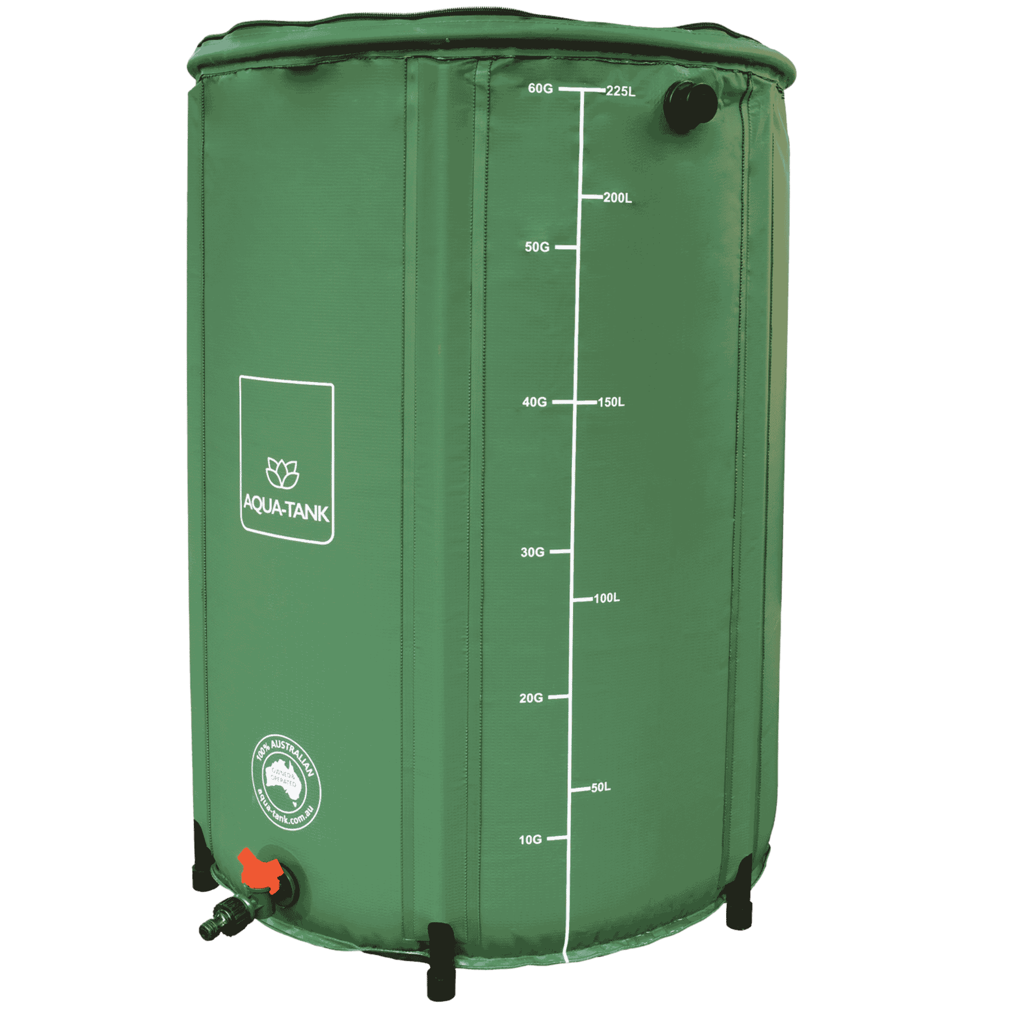 Aqua-Tank Flexible Water Tank - 225L Side View