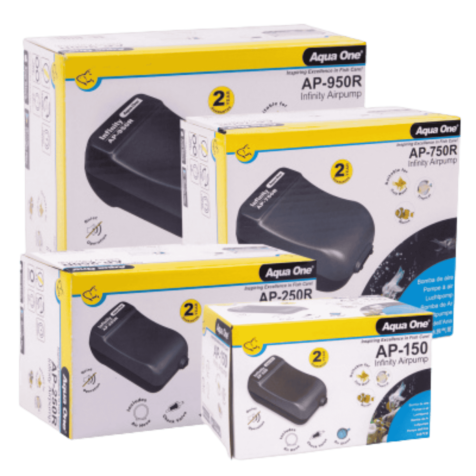 Aqua One Infinity Air Pump - All_Sizes