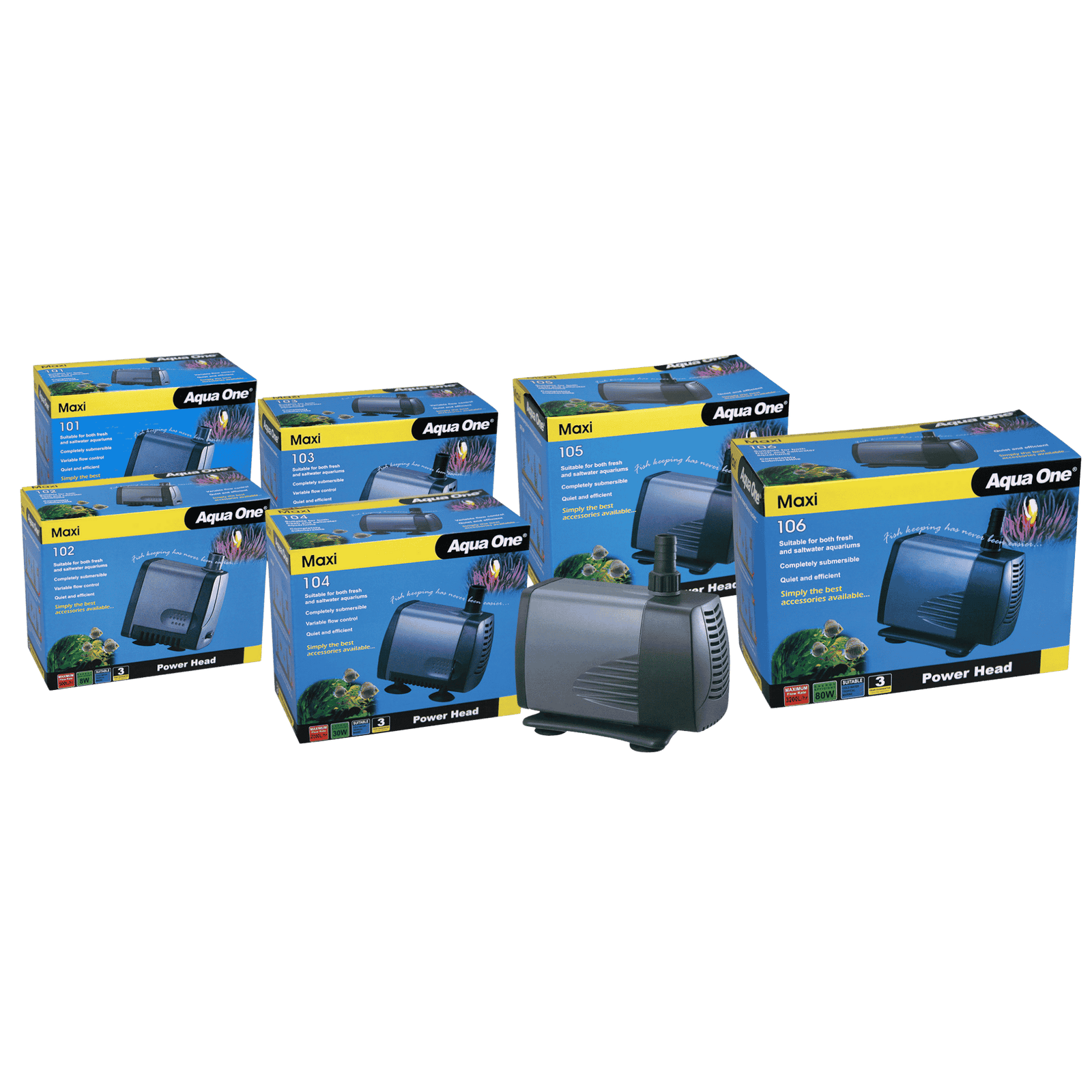 Aqua One Maxi Water Pump - All Sizes