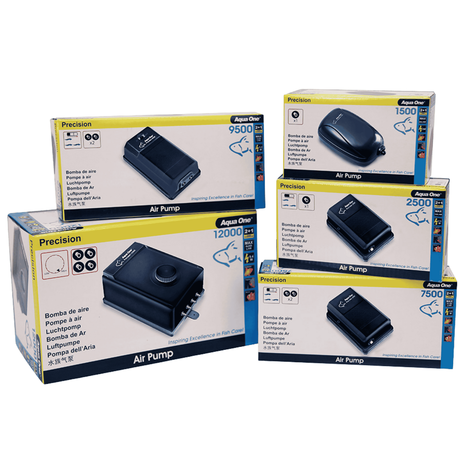 Aqua One Precision Air Pump - All Sizes
