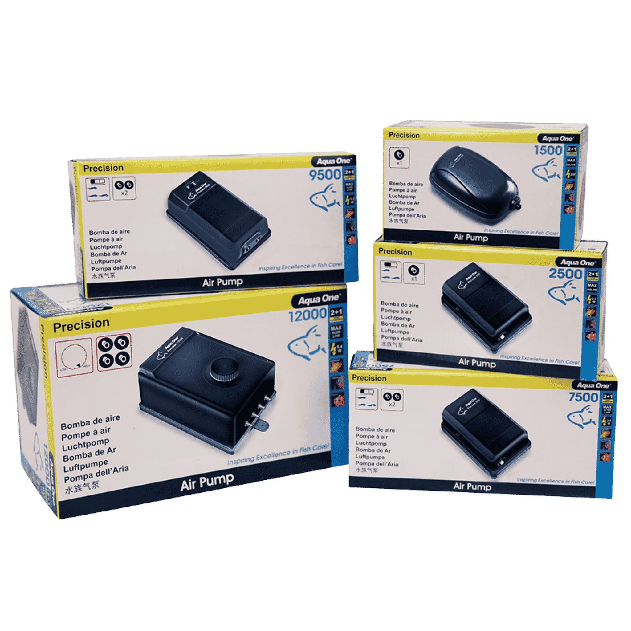Aqua One Precision Air Pump - All Sizes