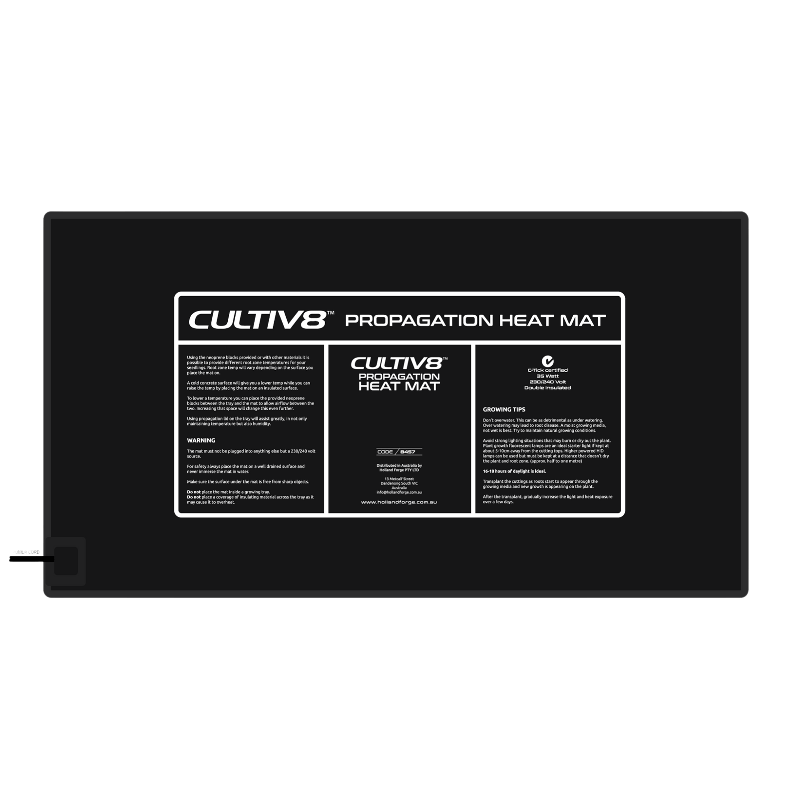 CULTIV8 Heat Mat - Large