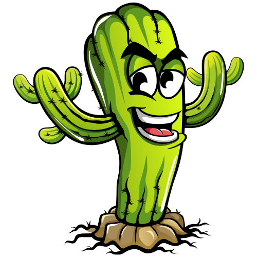 Hydro Oasis Cactus Mascot