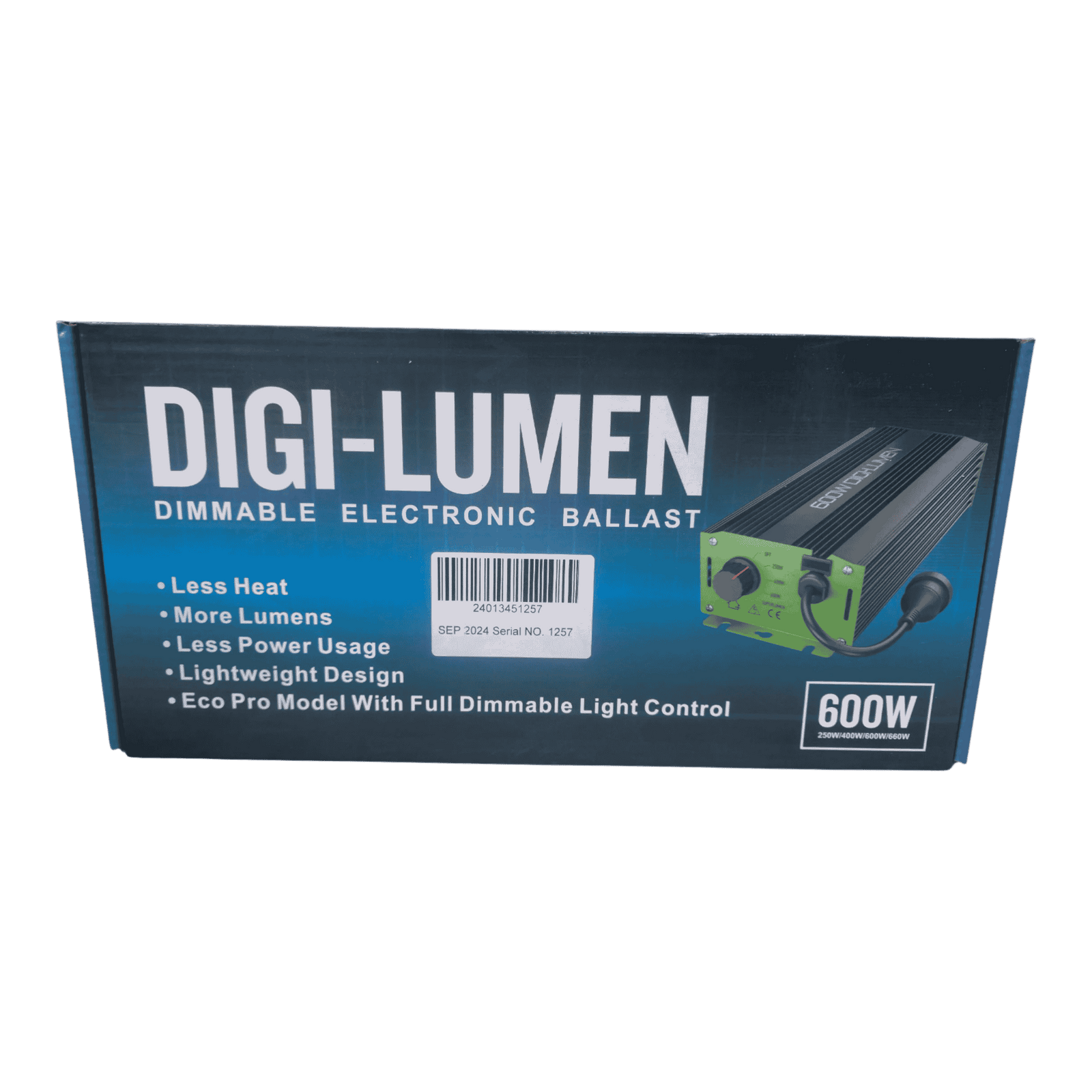 DIGI-LUMEN 600W Dimmable Electronic Ballast