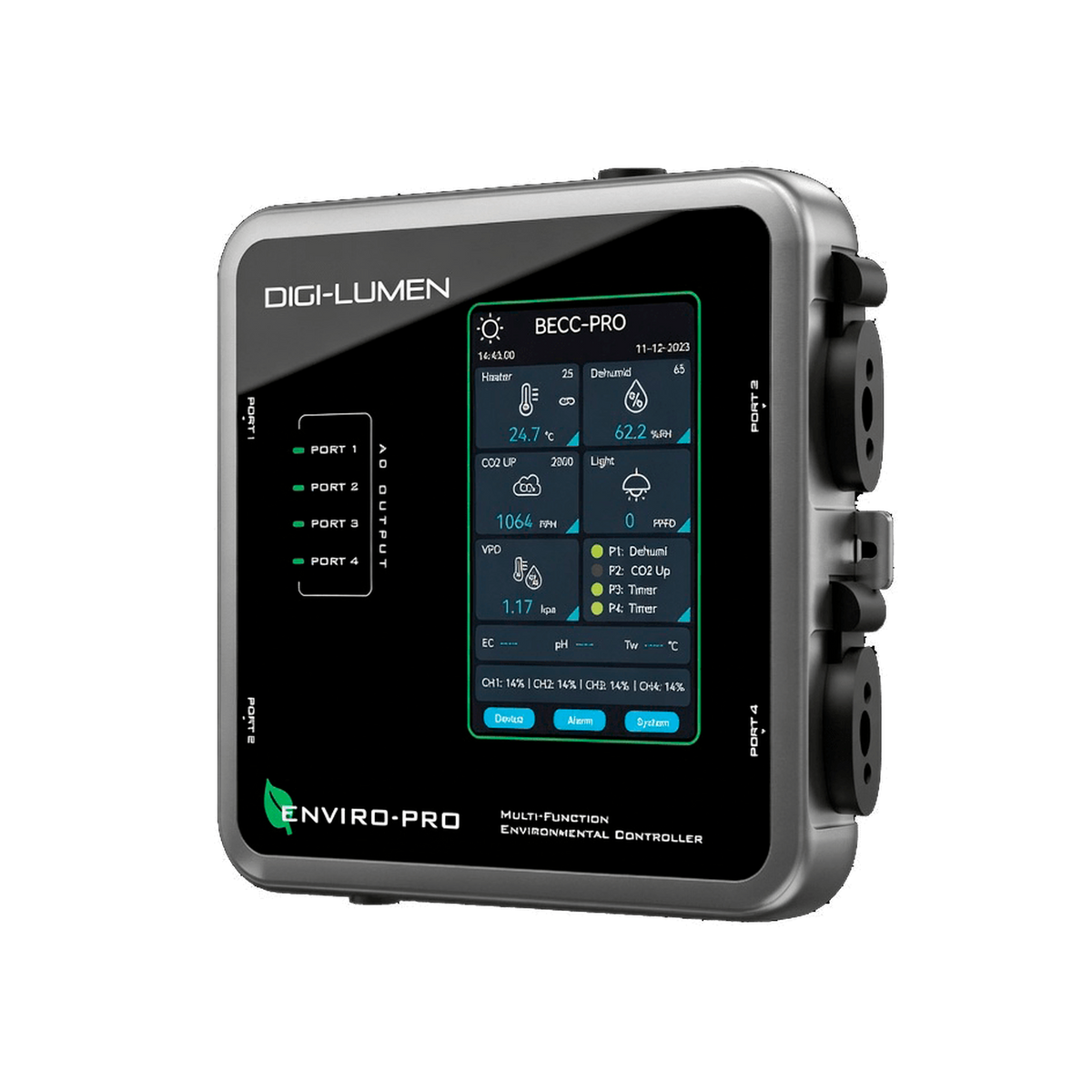 DIGI-LUMEN Enviro-Pro Controller - Angled view