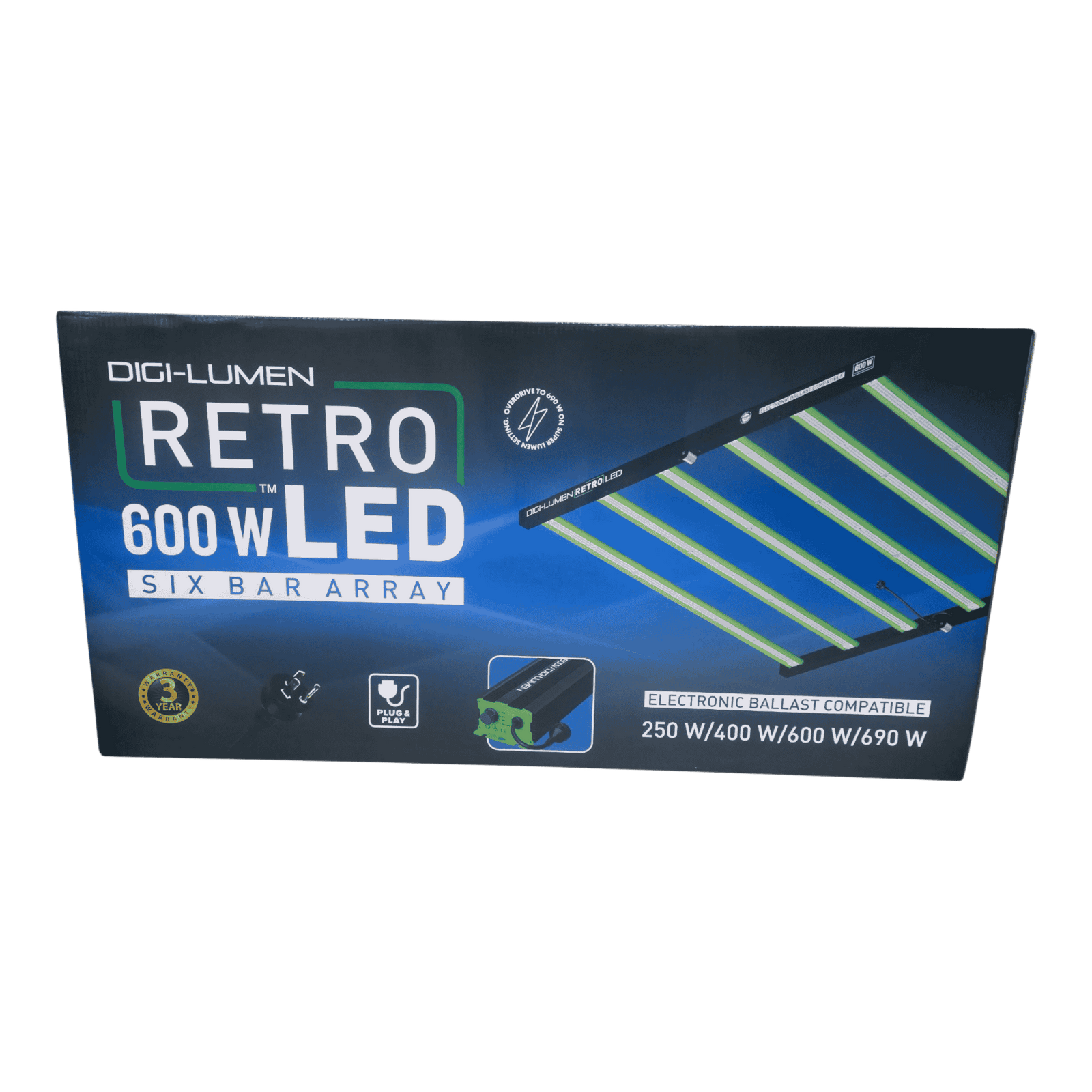 DIGI-LUMEN Retro 600W LED Array - Boxed