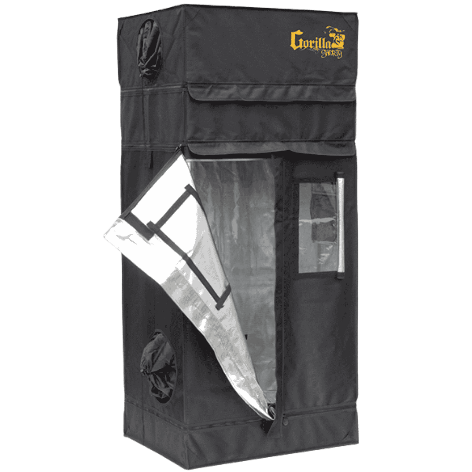 Gorilla Grow Tent Shorty 2' x 2.5' - Side View Open