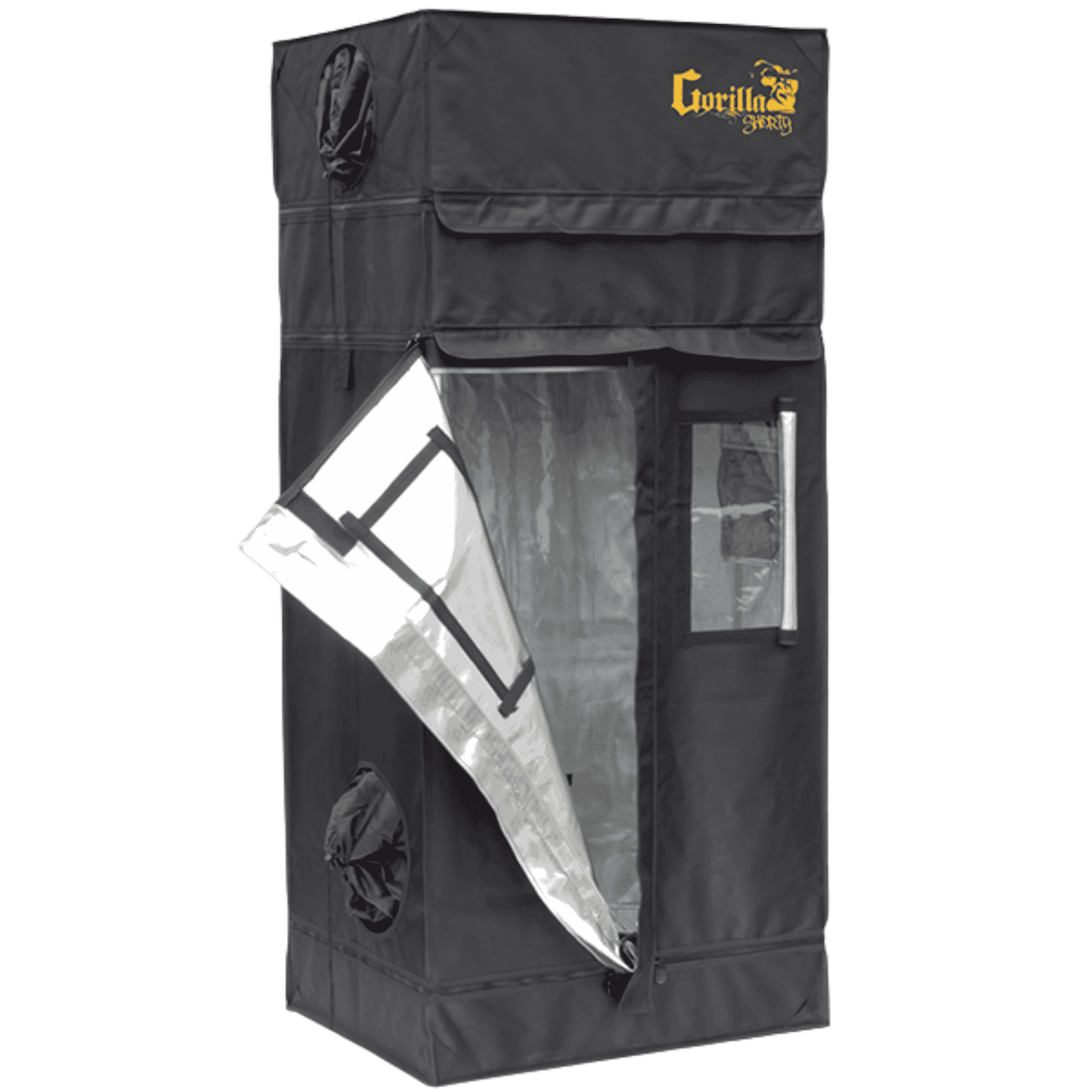 Gorilla Grow Tent Shorty 2' x 2.5' - Side View Open