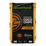 Green Planet Coco Chips - 53L — Ready-to-Use Coarse Coconut Husk Chips Growing Medium