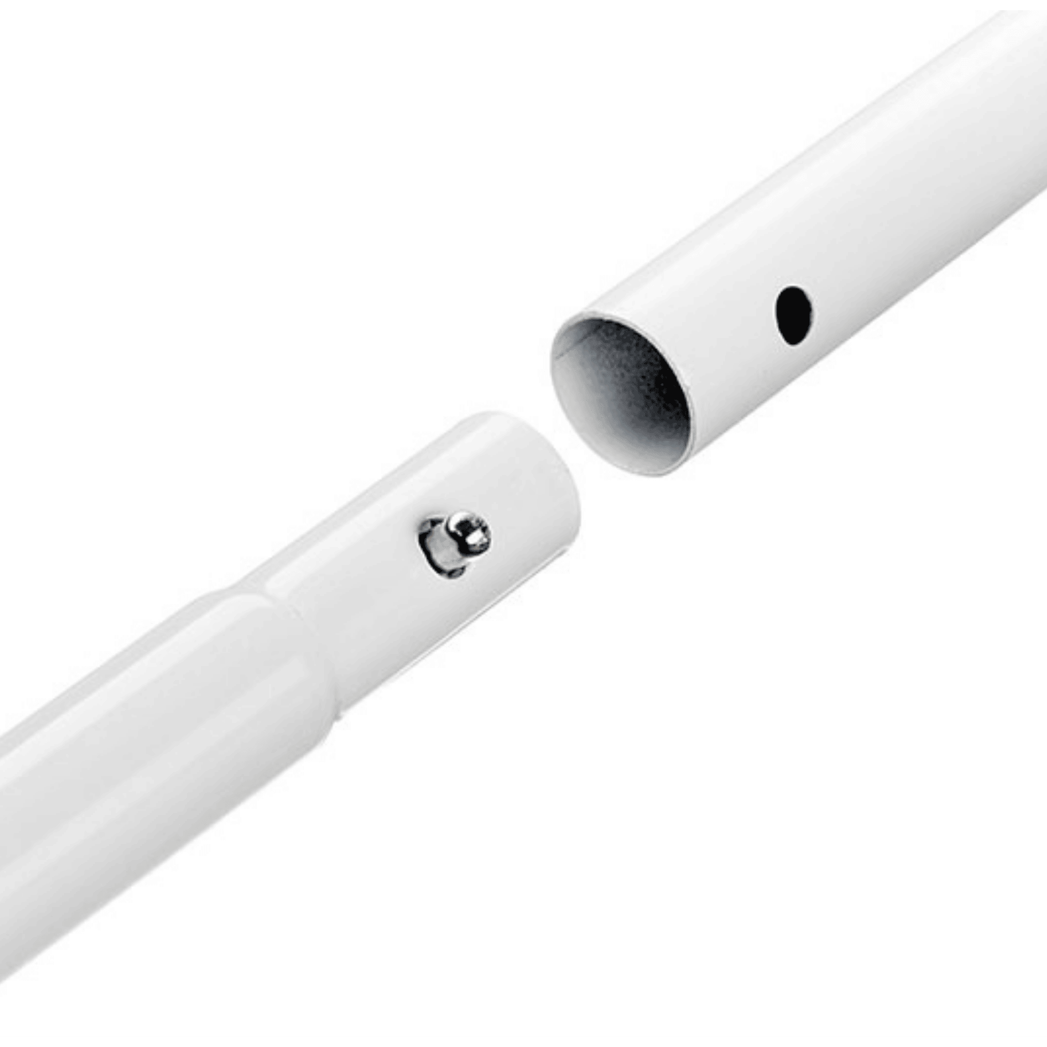Pole connection detail on a HOMEbox Ambient grow tent frame