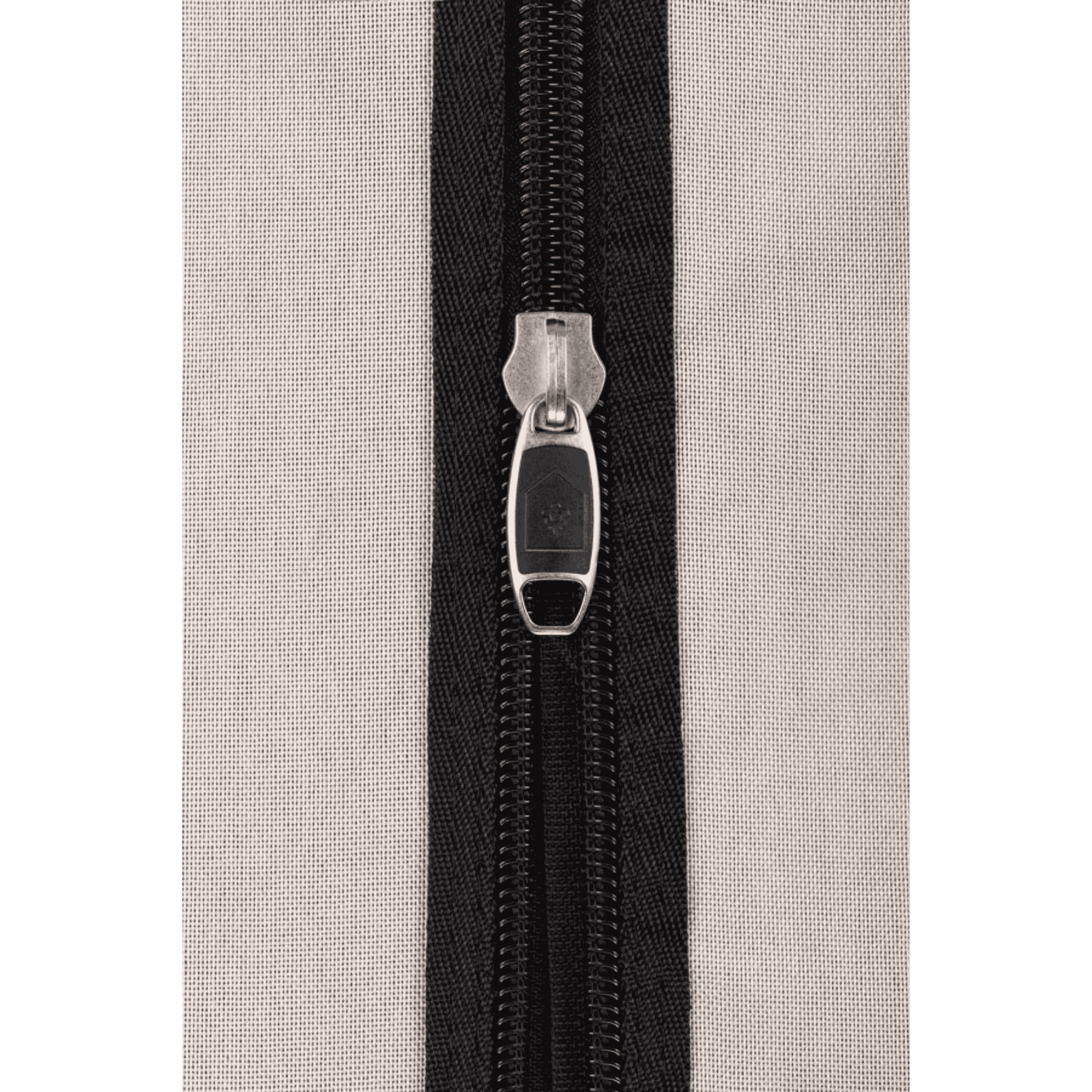 Close-up of the zip on a HOMEbox Ambient grow tent