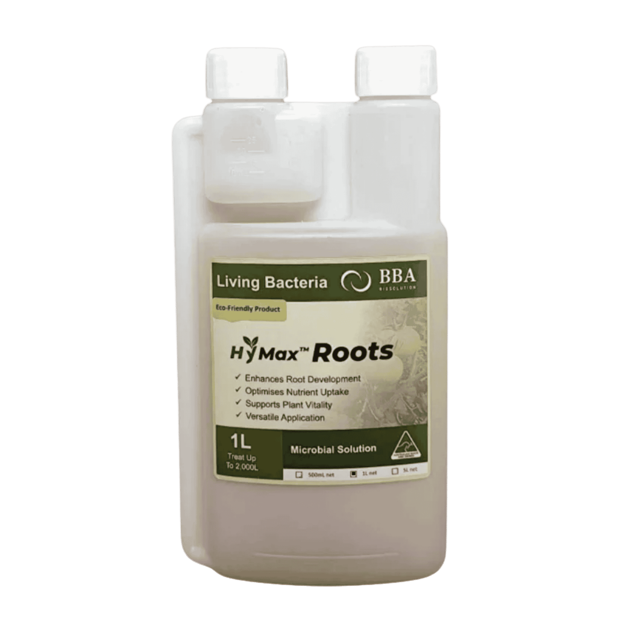 HyMax Roots - 500mL — Beneficial Bacteria Root-Zone Inoculant for Hydro Coco & Soil