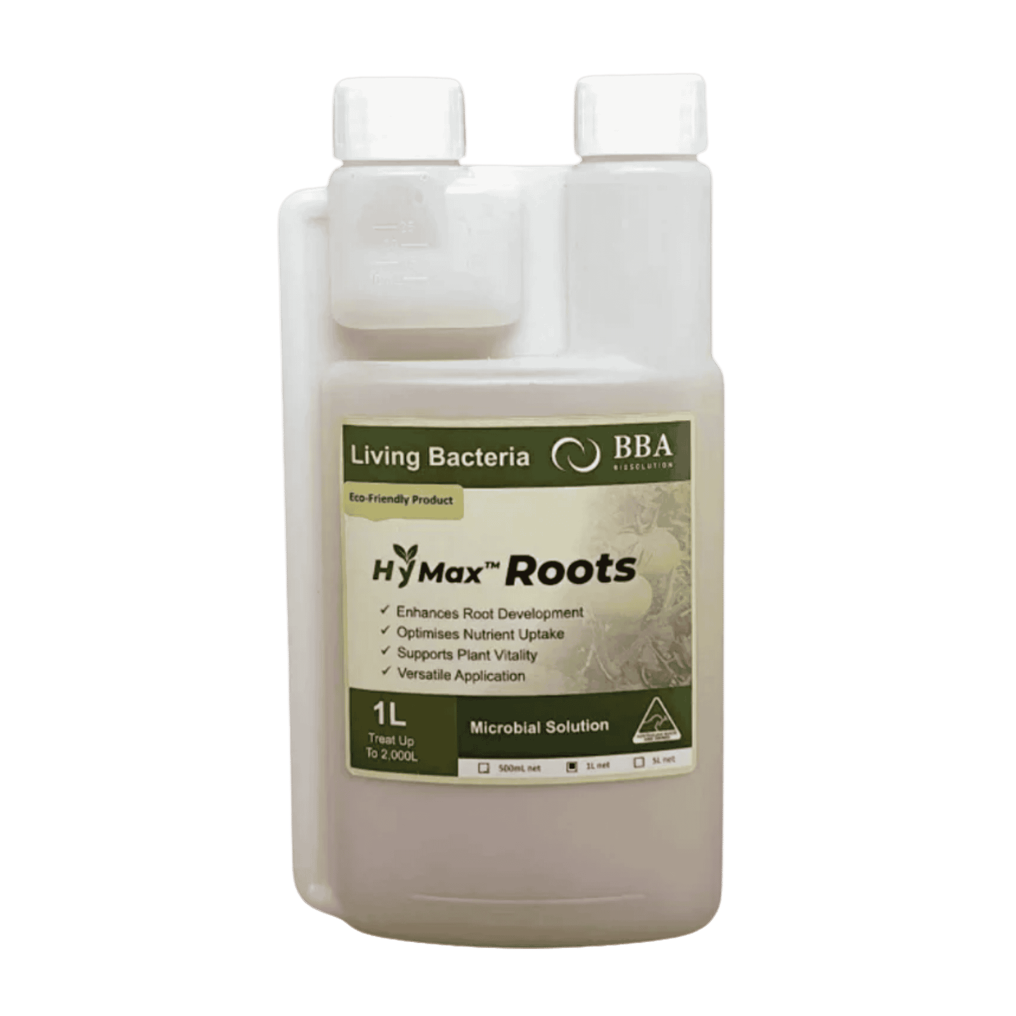 HyMax Roots - 500mL — Beneficial Bacteria Root-Zone Inoculant for Hydro Coco & Soil