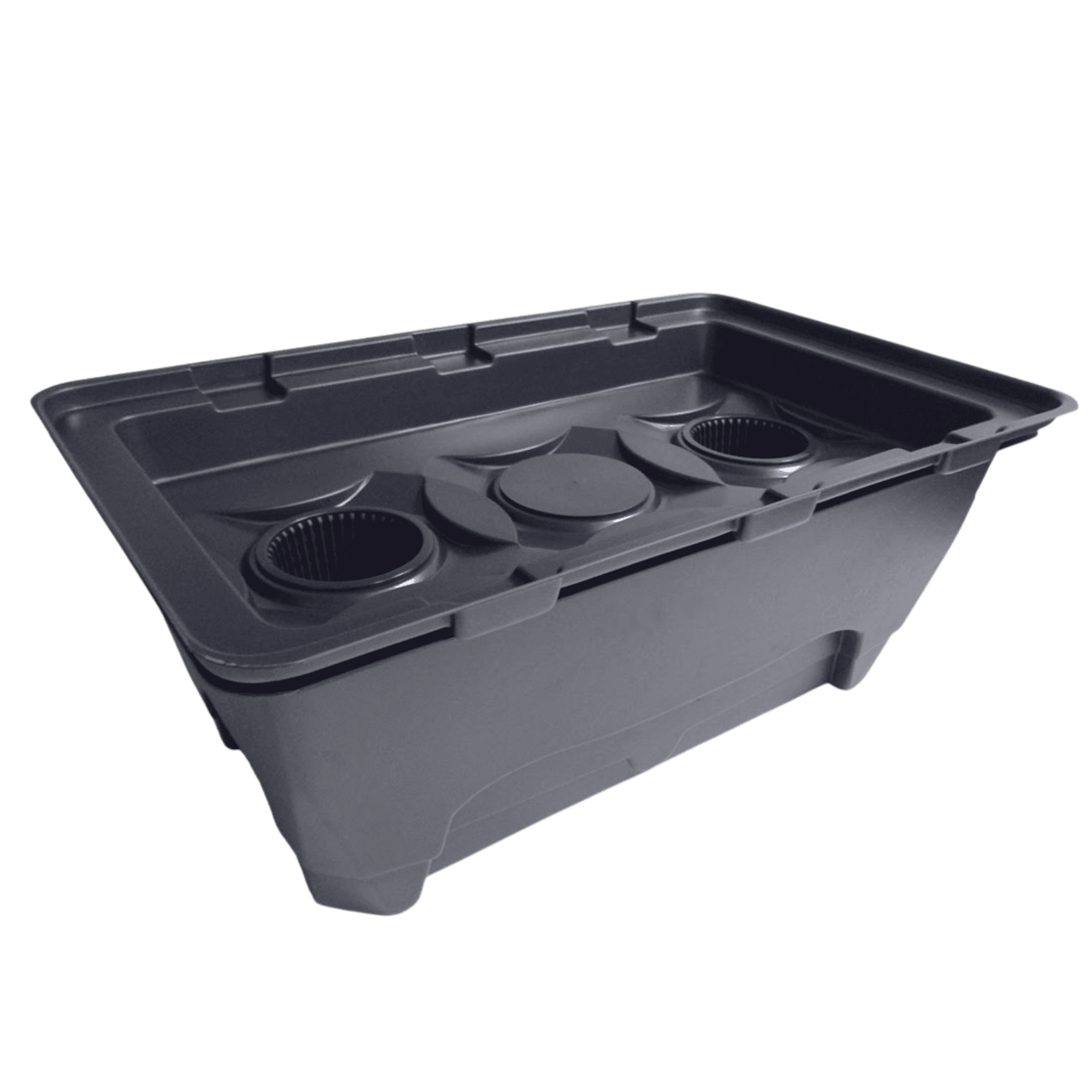 Nutriculture Oxypot XL 2 inverted lid — net pot lid showing root-side configuration