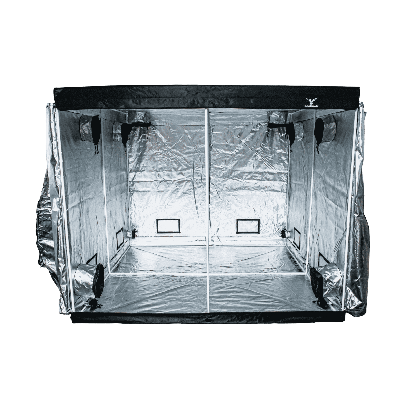 SeaHawk 2.4 x 2.4 x 2.0 m Grow Tent - Front Open