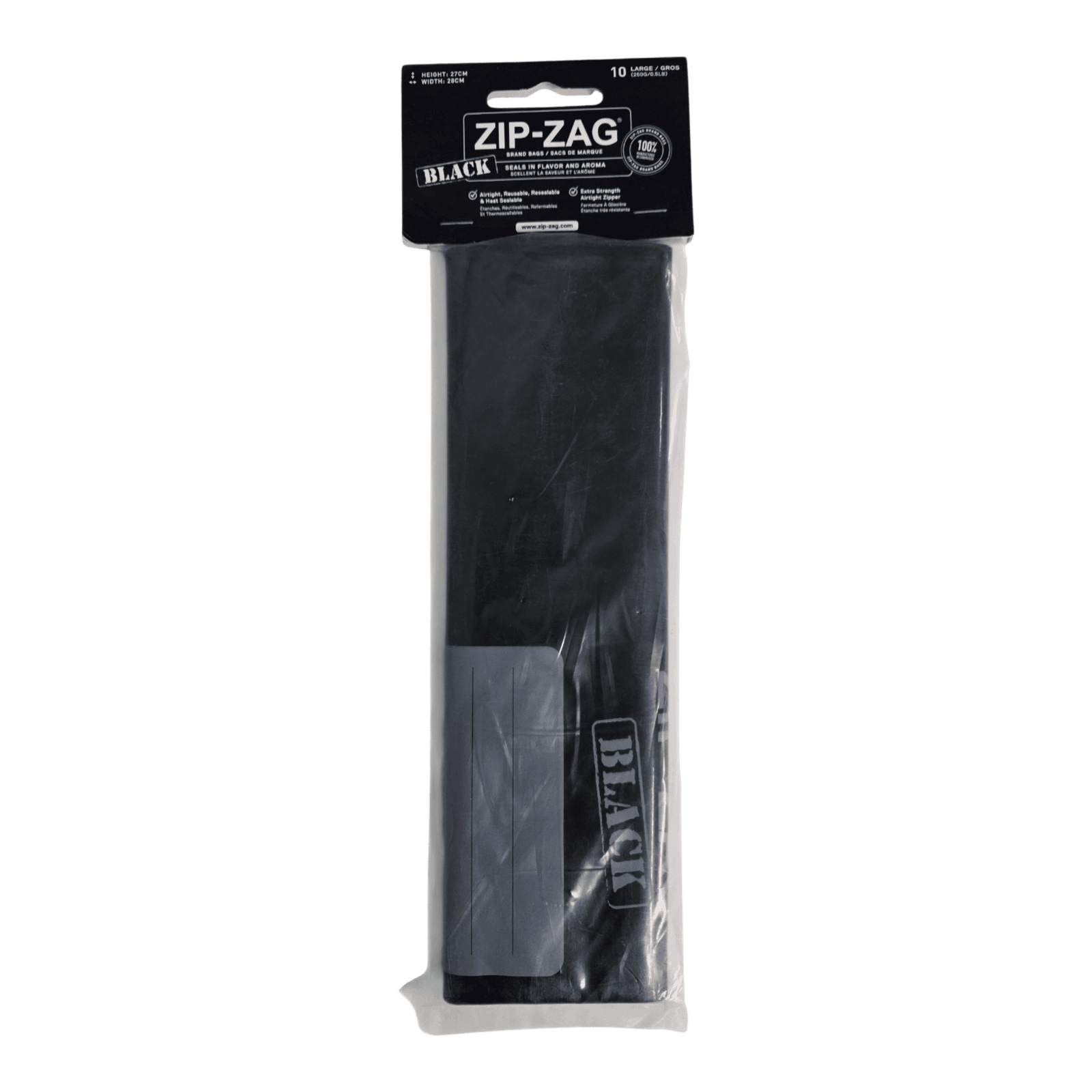 Zip-Zag Ziplock Bags 10PK